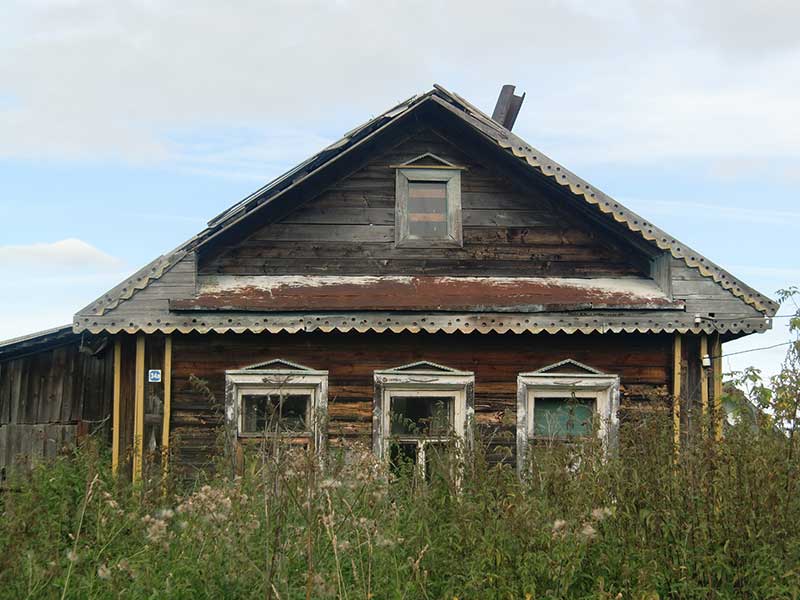 Goritsy, maison abandonnée ? 